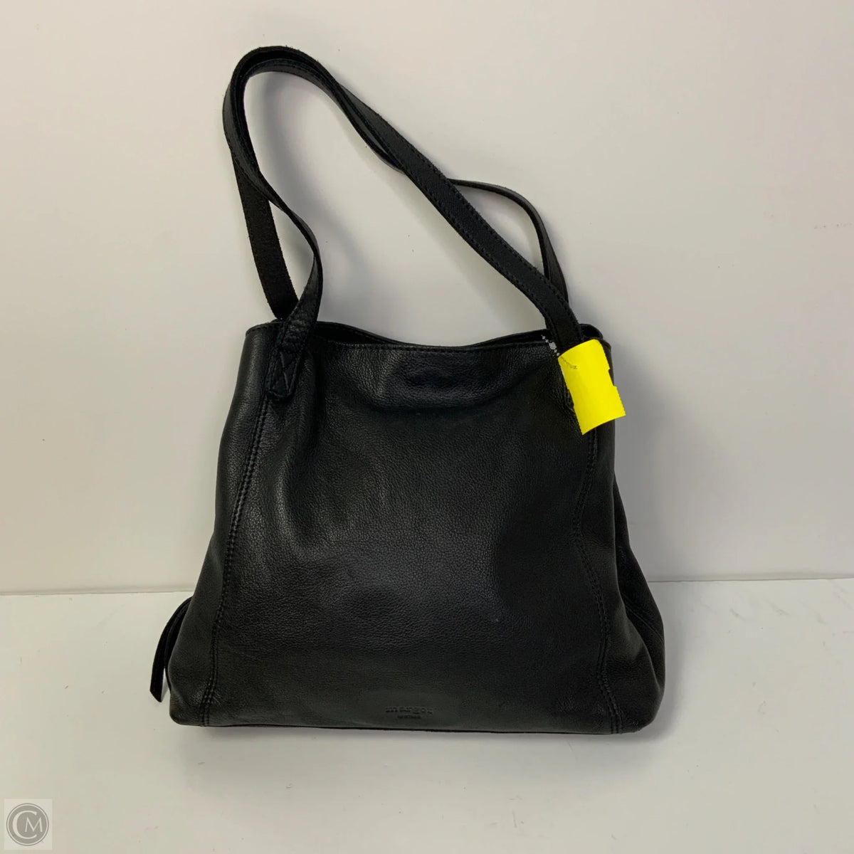 Handbag Leather By Margot, Size: Medium