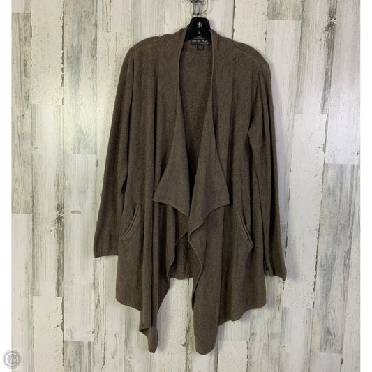 Sweater Cardigan By Barefoot Dreams In Brown, Size: L