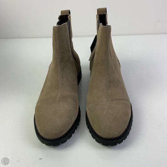 Boots Ankle Flats By Toms In Taupe, Size: 8.5