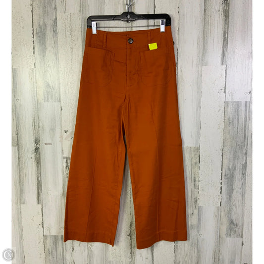 Pants Wide Leg By Maeve In Orange, Size: 4
