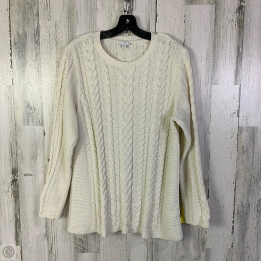 Sweater By J. Jill In White, Size: M