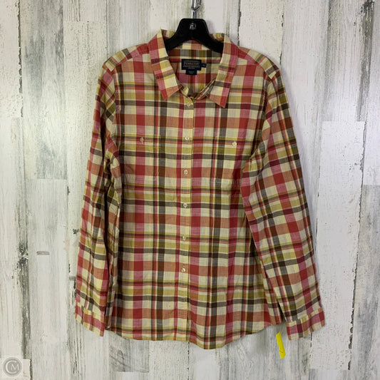 Top Long Sleeve By Pendleton In Multi-colored, Size: Xl