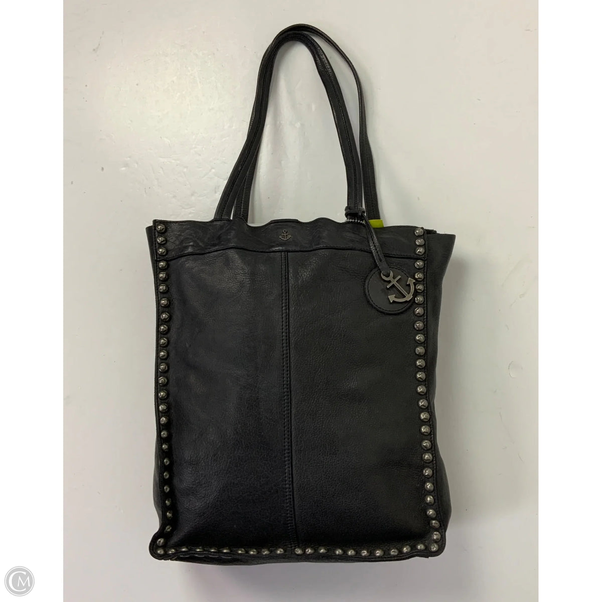 Handbag Leather By Clothes Mentor, Size: Medium
