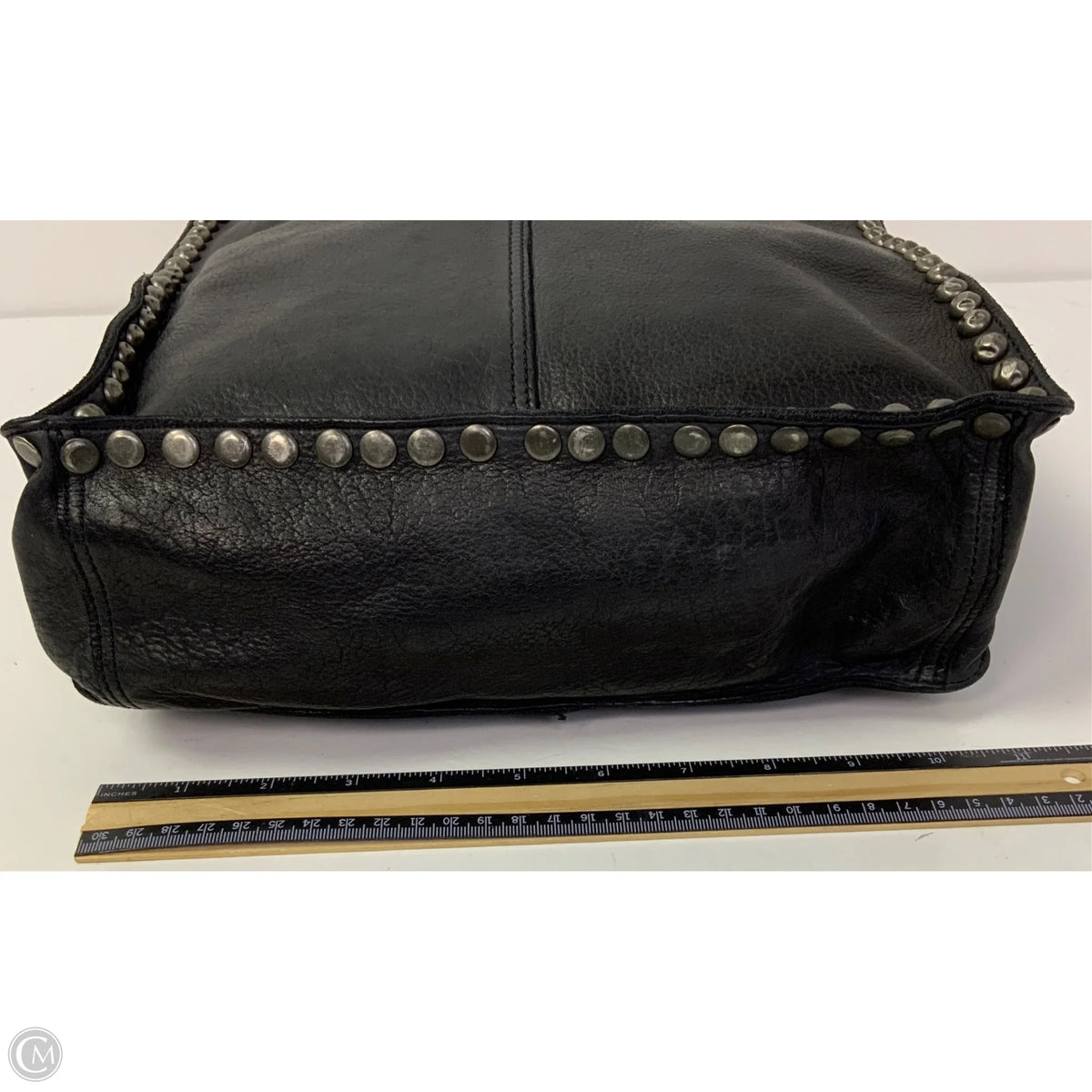 Handbag Leather By Clothes Mentor, Size: Medium