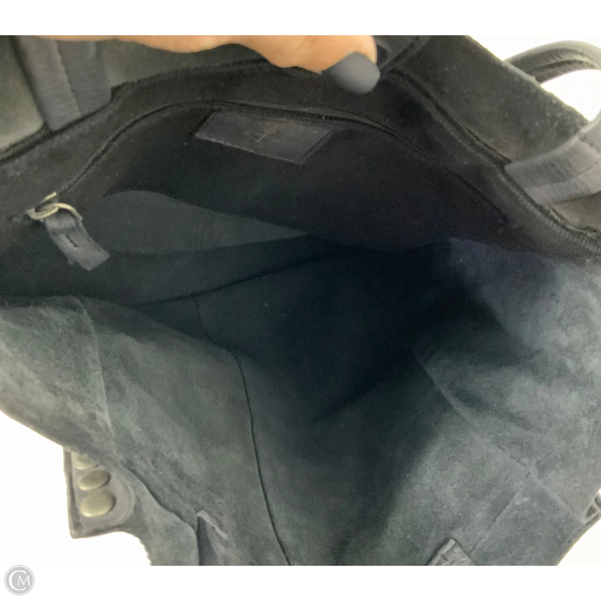 Handbag Leather By Clothes Mentor, Size: Medium