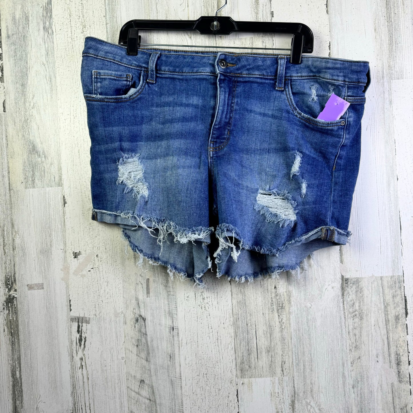 Blue Denim Shorts True Craft, Size 20