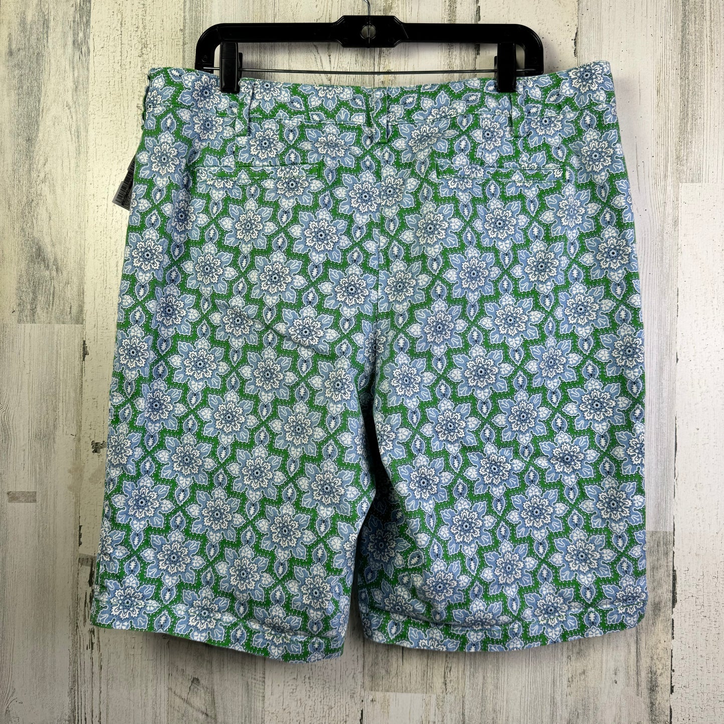 Blue & Green Shorts Lands End, Size 18