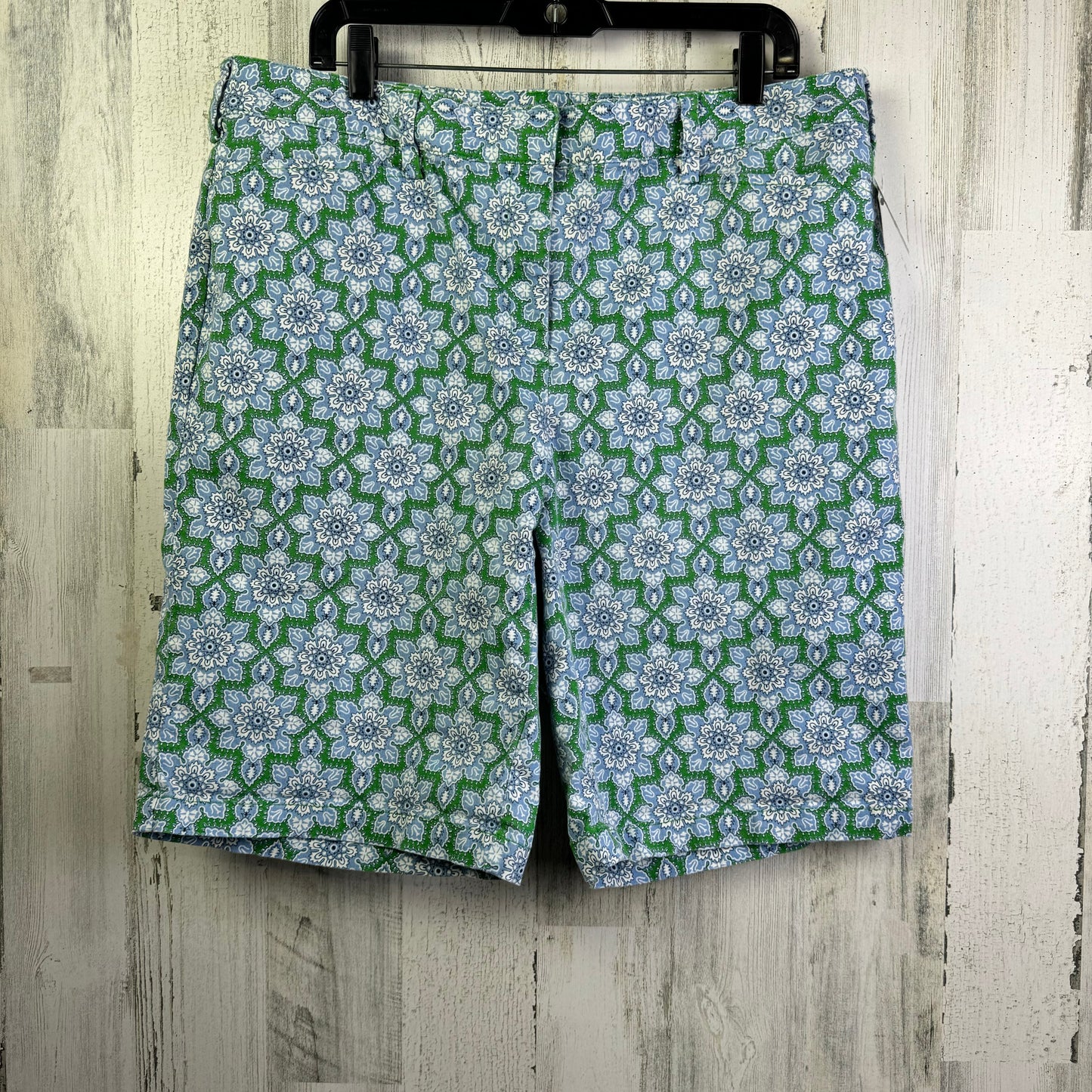 Blue & Green Shorts Lands End, Size 18