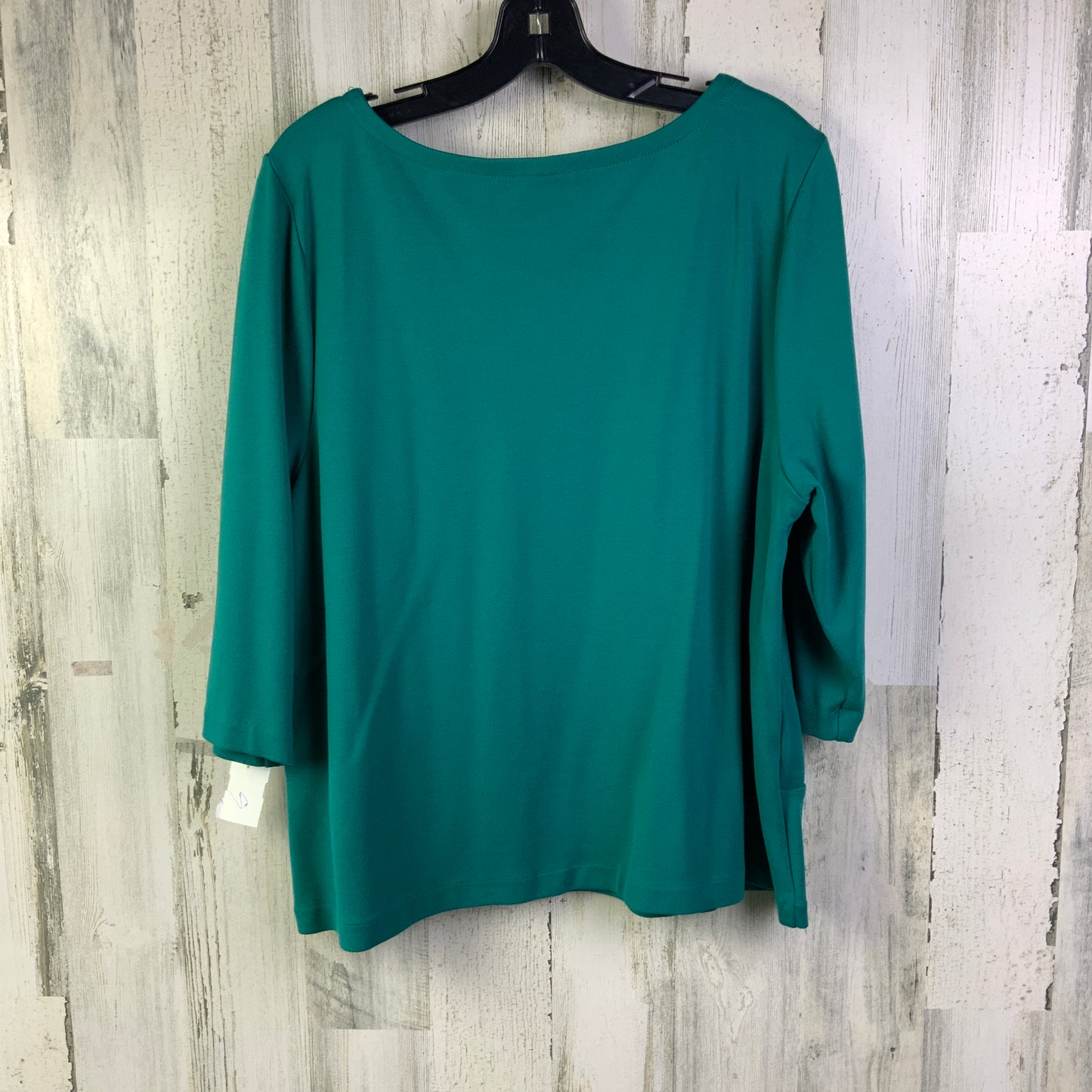 Top 3/4 Sleeve Basic By J. Jill In Green, Size: Xl