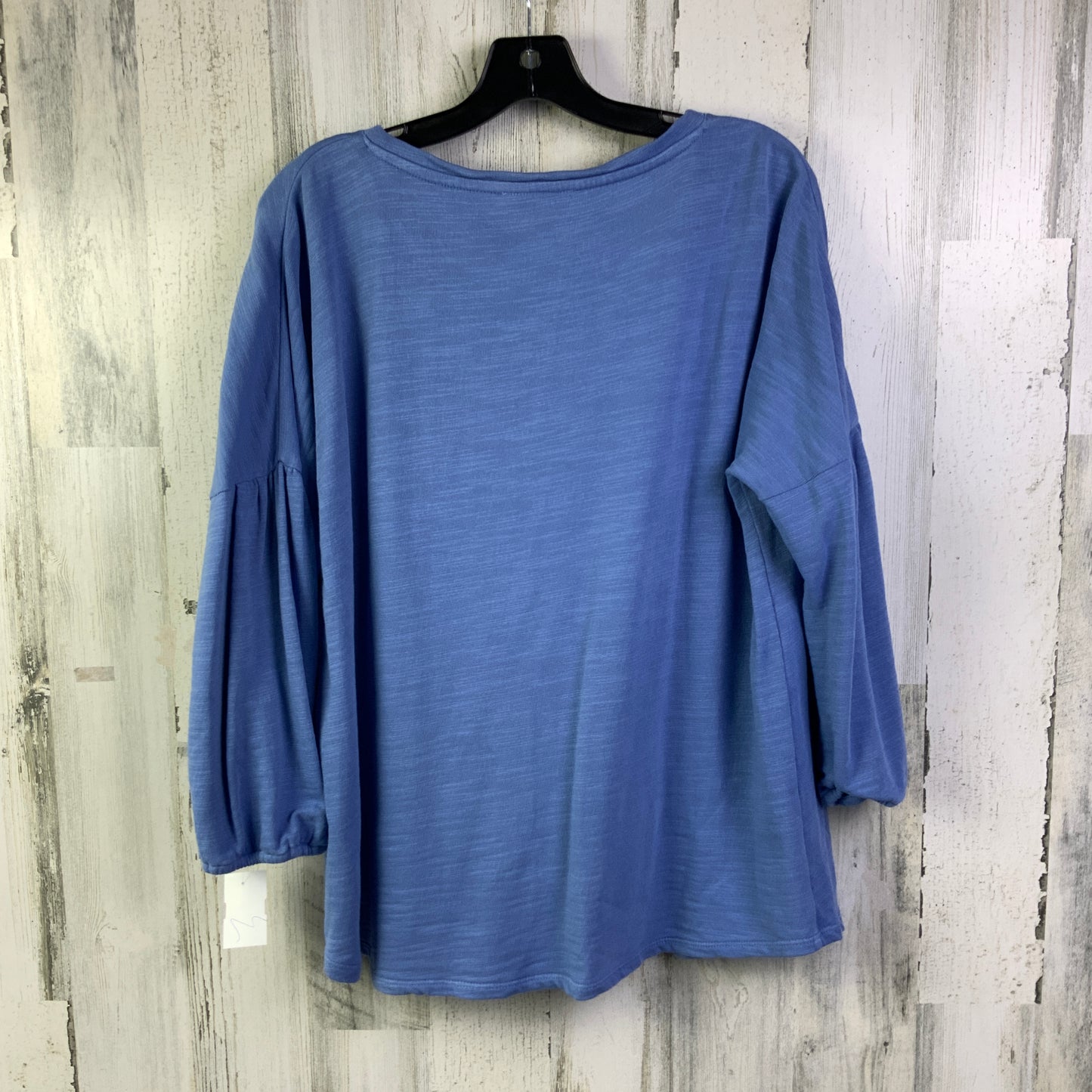 Top Long Sleeve By Pure Jill In Blue, Size: L