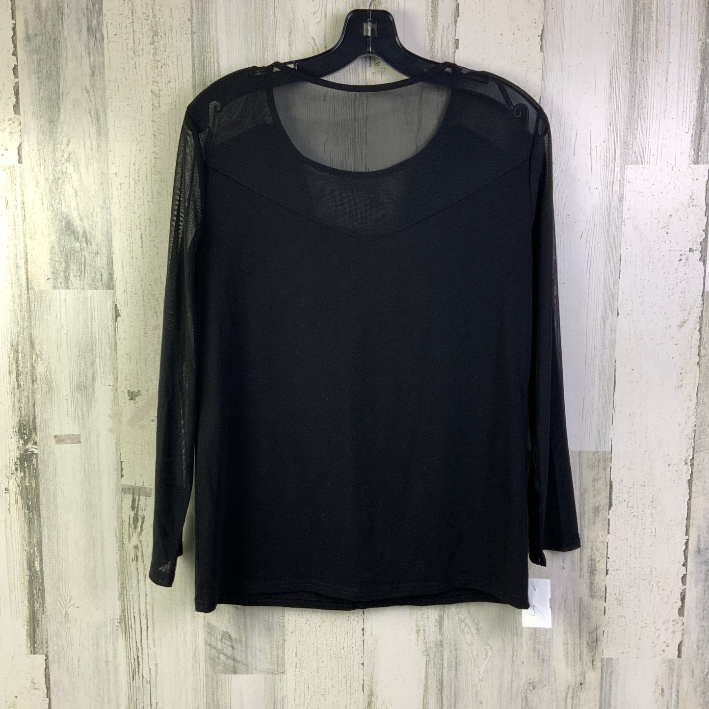 Top Long Sleeve By Clothes Mentor In Black, Size: L