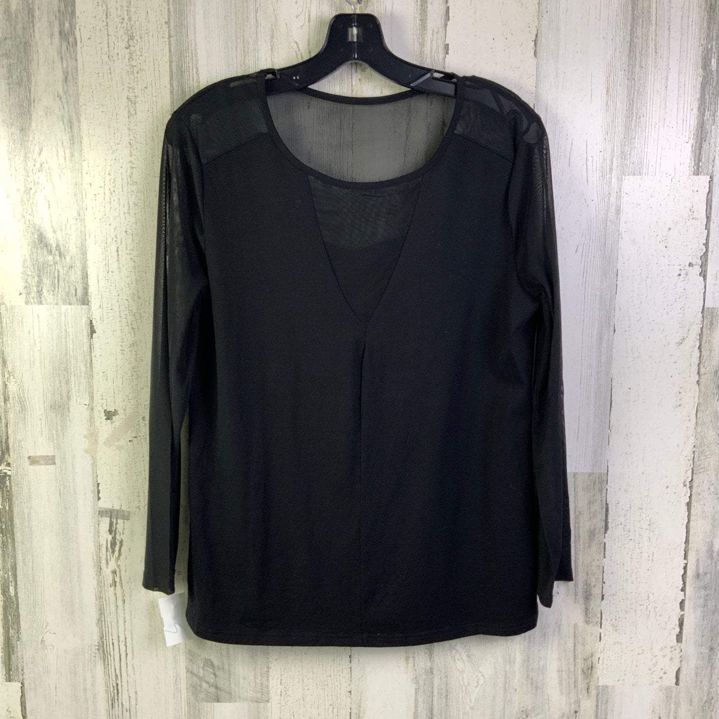 Top Long Sleeve By Clothes Mentor In Black, Size: L