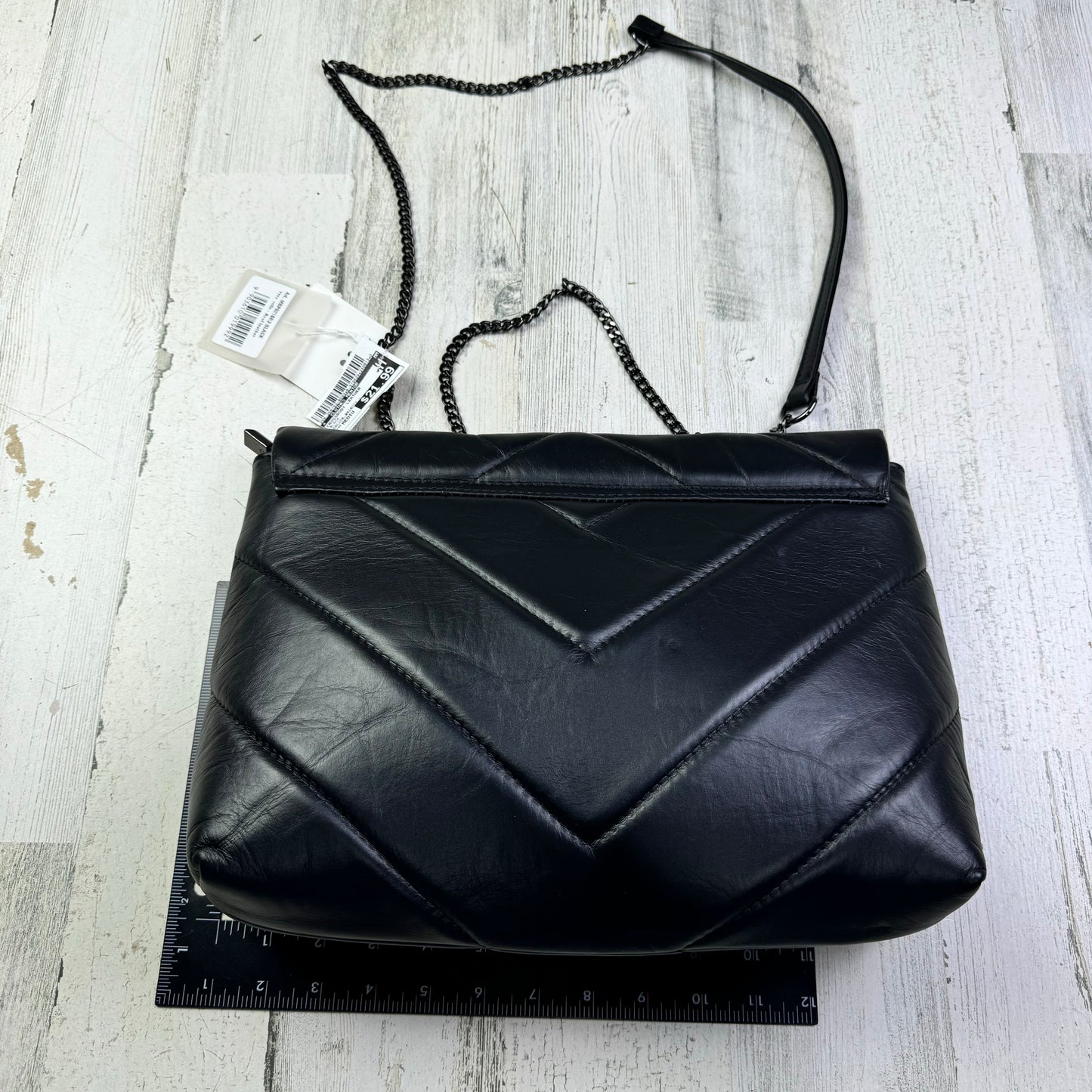 Crossbody Leather By Clothes Mentor, Size: Medium