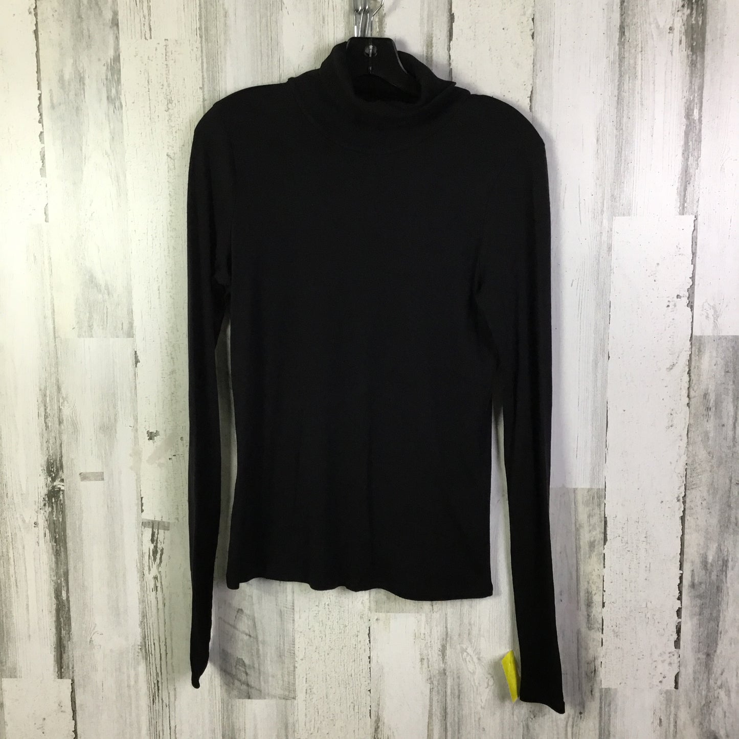 Top Long Sleeve Basic By Eileen Fisher In Black, Size: Xs