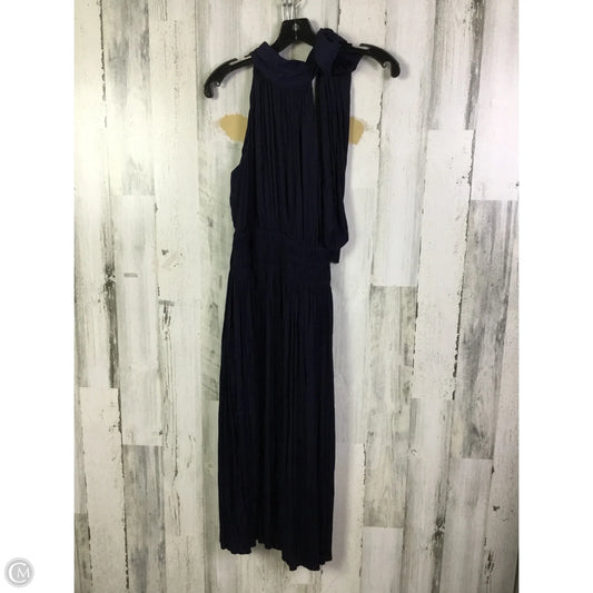 Dress Party Midi By White House Black Market In Navy, Size: Xxs