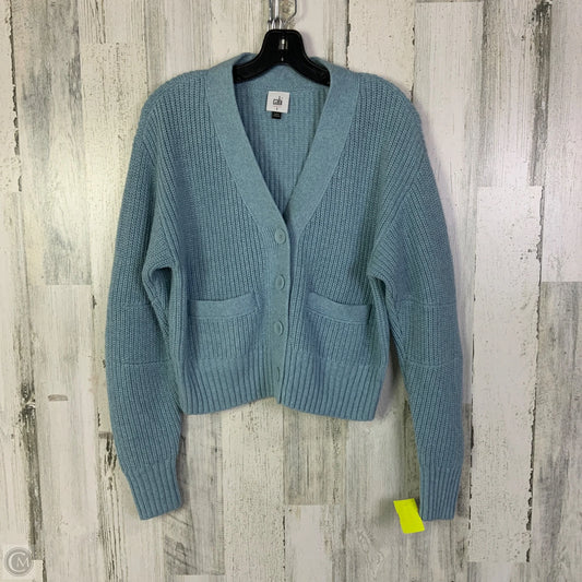 Sweater Cardigan By Cabi In Blue, Size: S