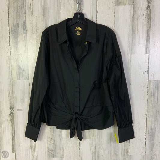 Top Long Sleeve Designer By Lilly Pulitzer In Black, Size: Xl