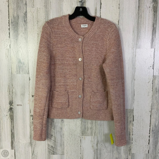 Sweater Cardigan By J. Crew In Pink, Size: S