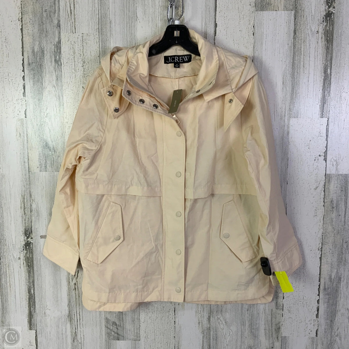 Coat Raincoat By J. Crew In Peach, Size: Sp