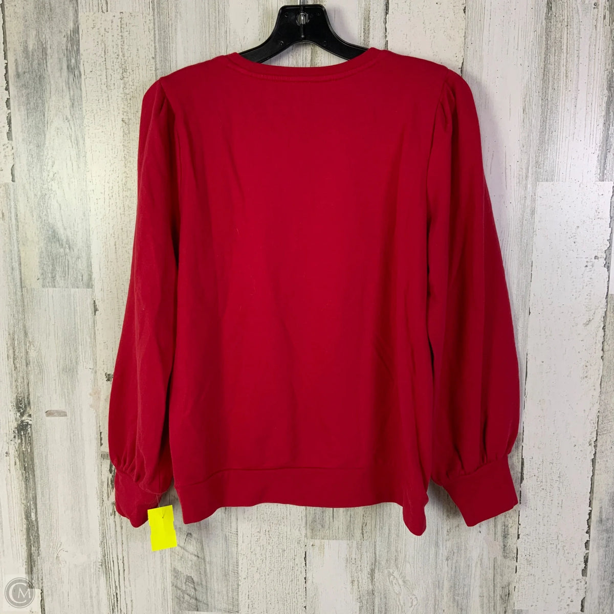 Top Long Sleeve By J. Crew In Red, Size: M