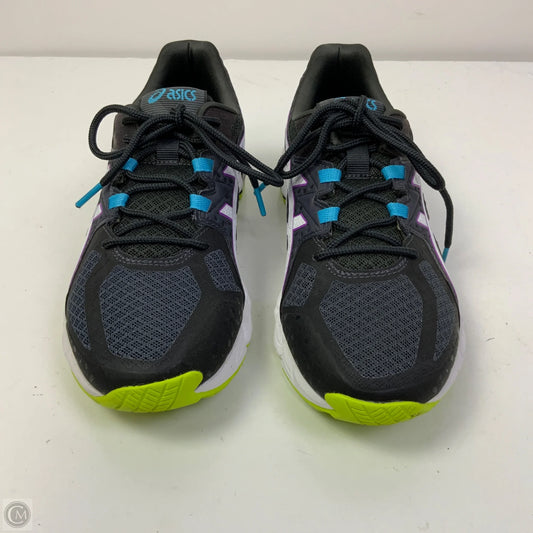 Shoes Athletic By Asics In Black & Purple, Size: 8.5
