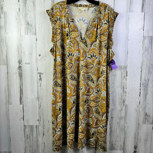 Dress Casual Midi By Michael Kors In Multi-colored, Size: 3x