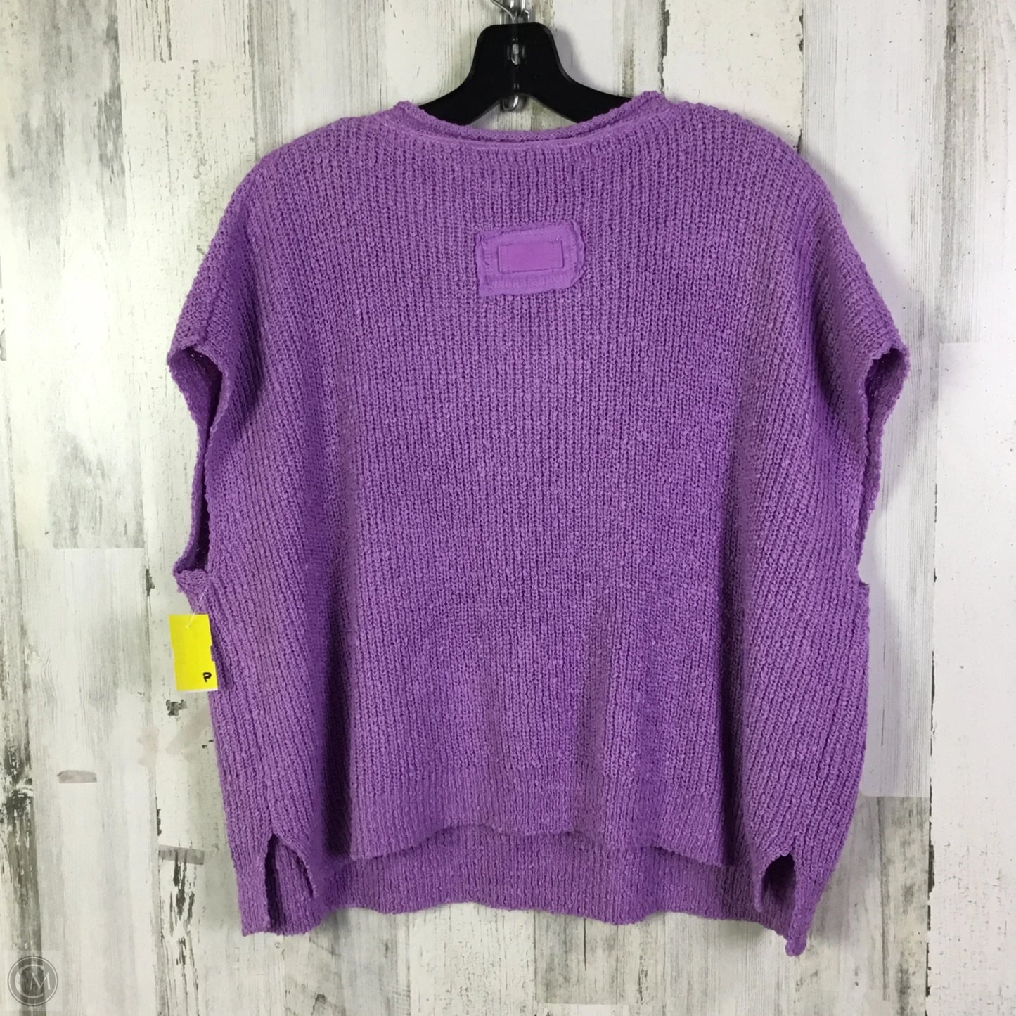 Sweater Short Sleeve By Zenana In Purple, Size: L