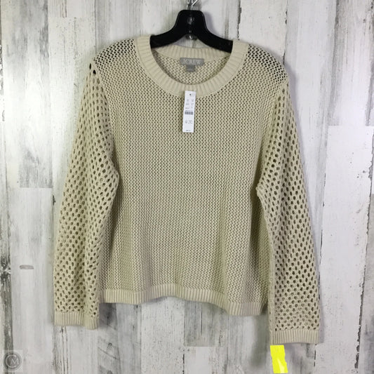 Sweater By J. Crew In Cream, Size: L