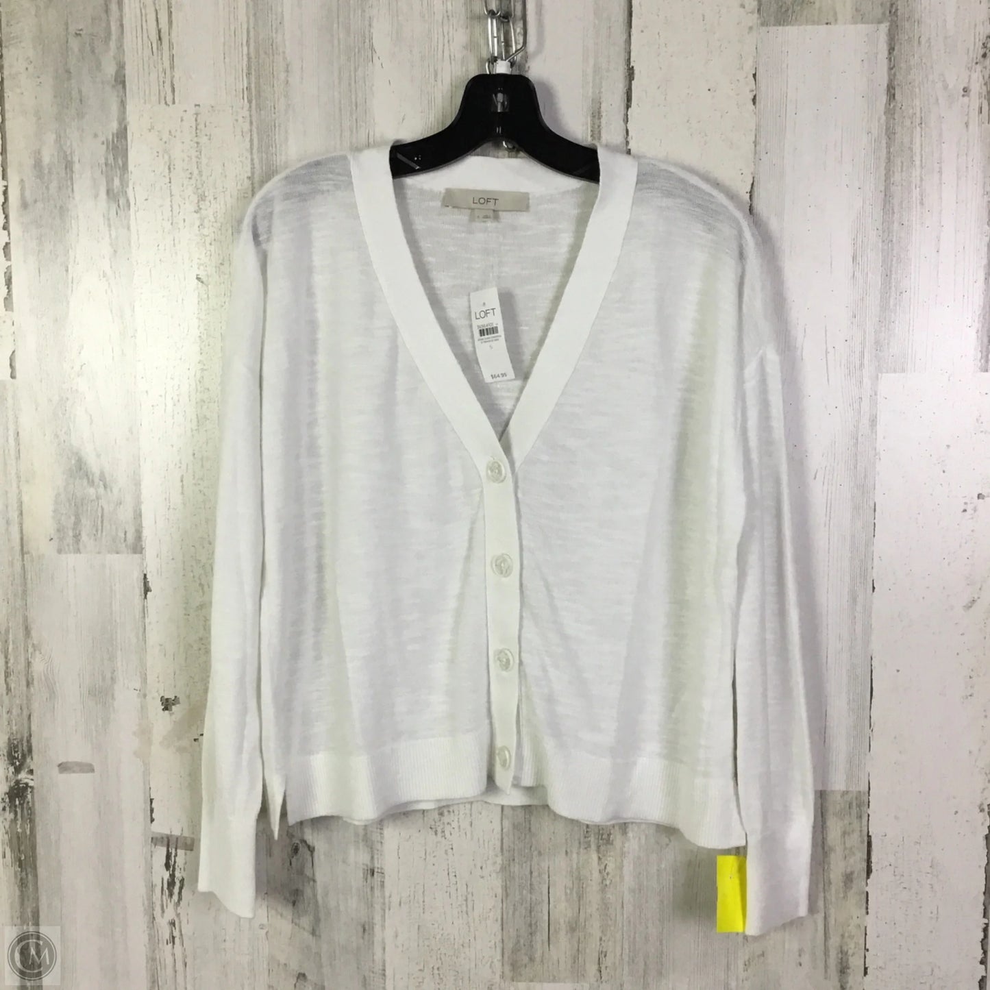 Cardigan By Loft In White, Size: S