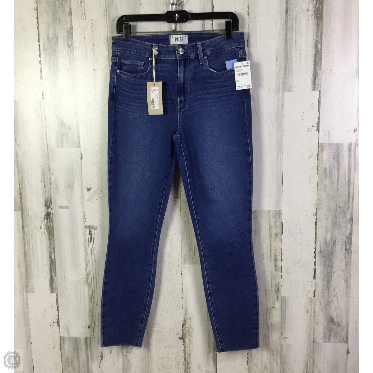 Jeans Skinny By Paige In Blue Denim, Size: 8