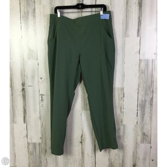 Athletic Pants By Eddie Bauer In Green, Size: L