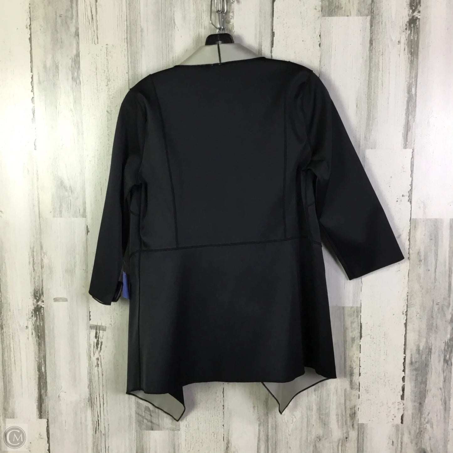 Cardigan By Misook In Black & White, Size: Xs