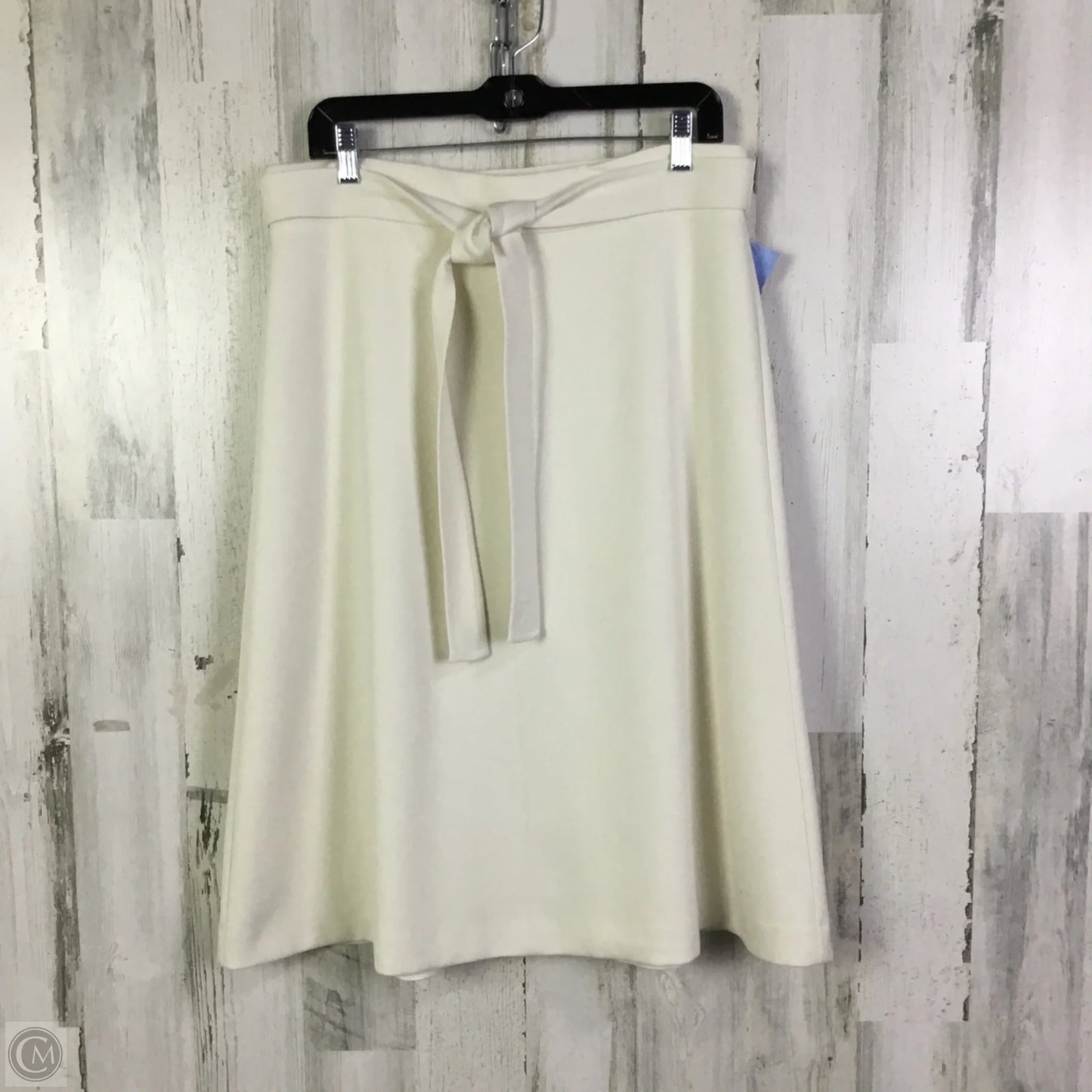 Skirt Midi By Ann Taylor In Cream, Size: 12