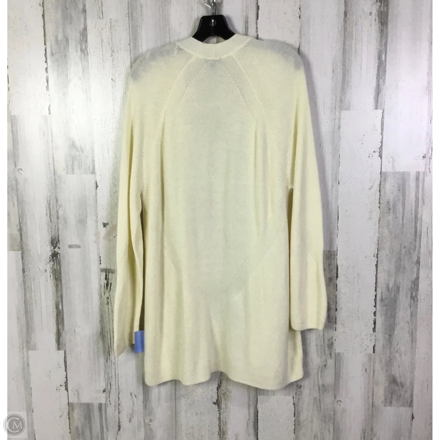Sweater Cardigan By Talbots In Cream, Size: Xl