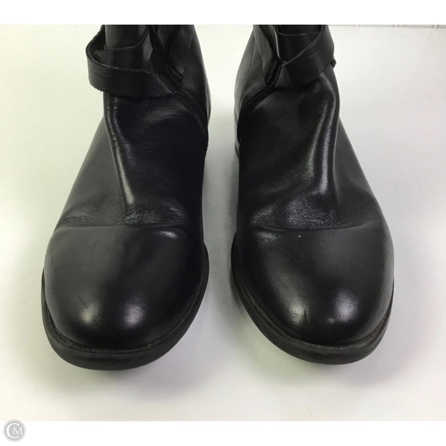 Boots Knee Flats By Lauren By Ralph Lauren In Black, Size: 8