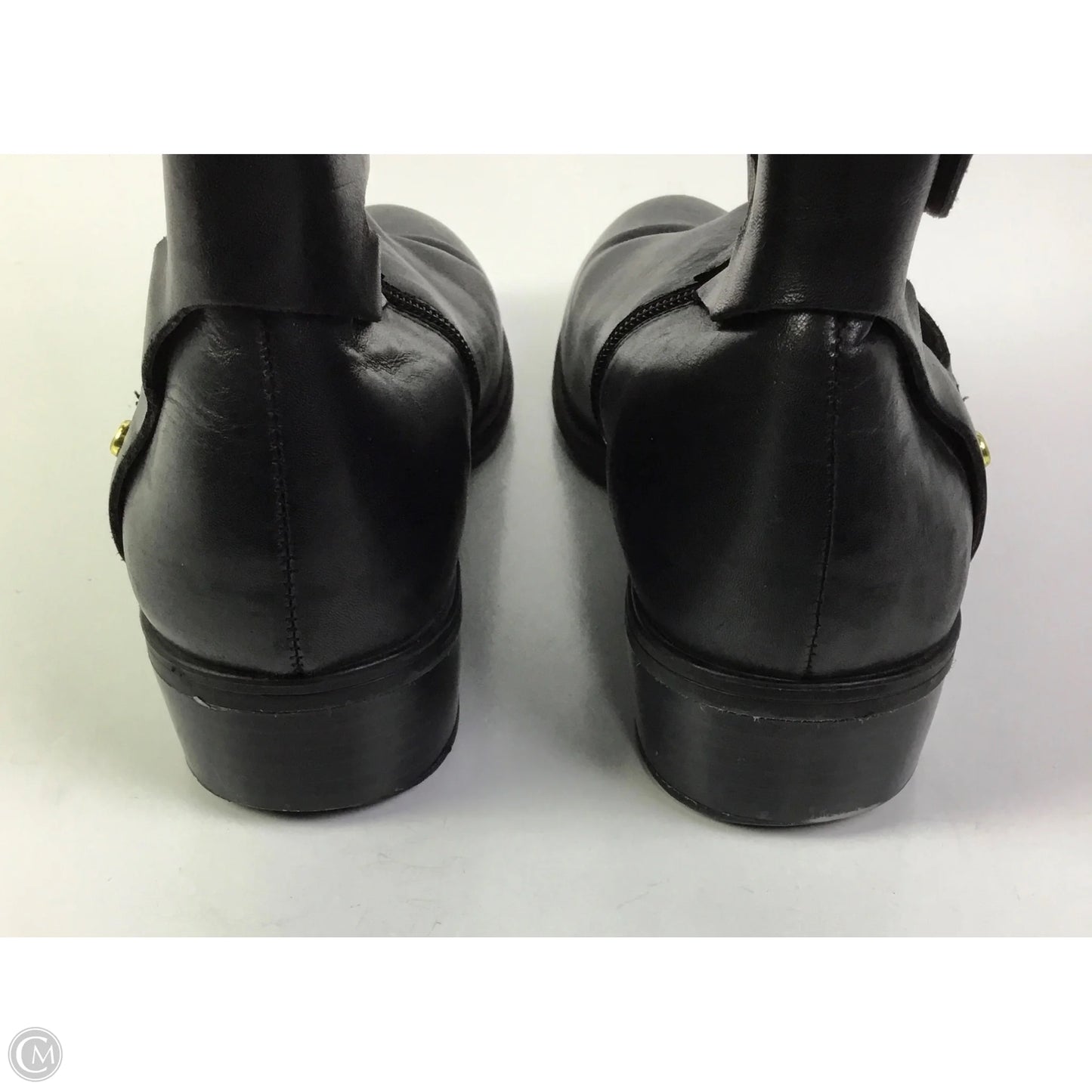 Boots Knee Flats By Lauren By Ralph Lauren In Black, Size: 8