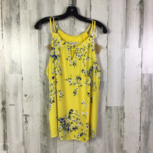 Top Sleeveless By 41 Hawthorn In Yellow, Size: Xl