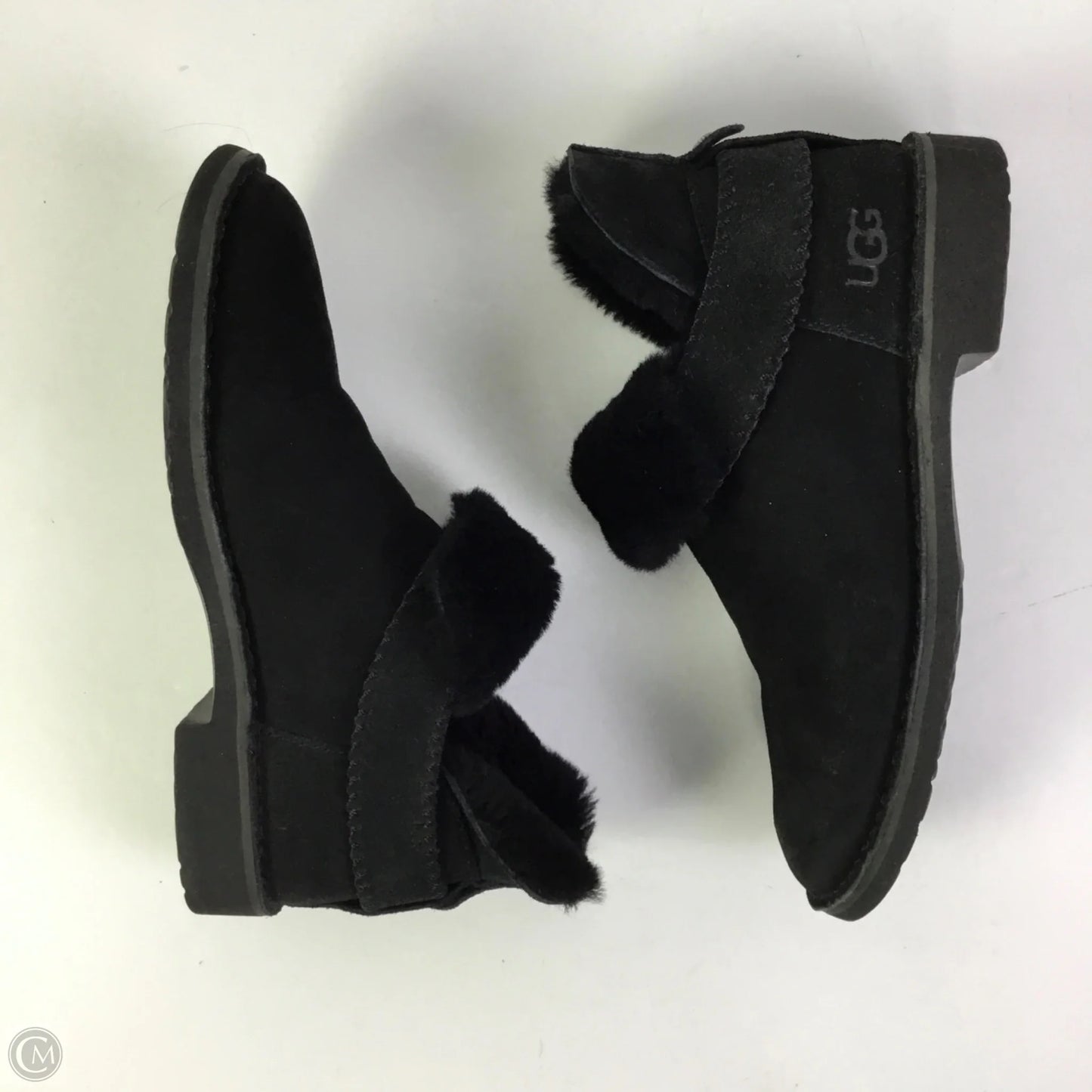 Boots Designer By Ugg In Black, Size: 7.5