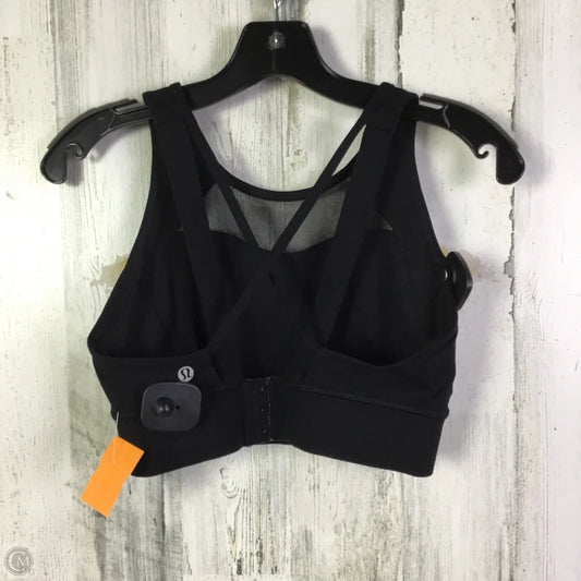 Athletic Bra By Lululemon In Black, Size: 8
