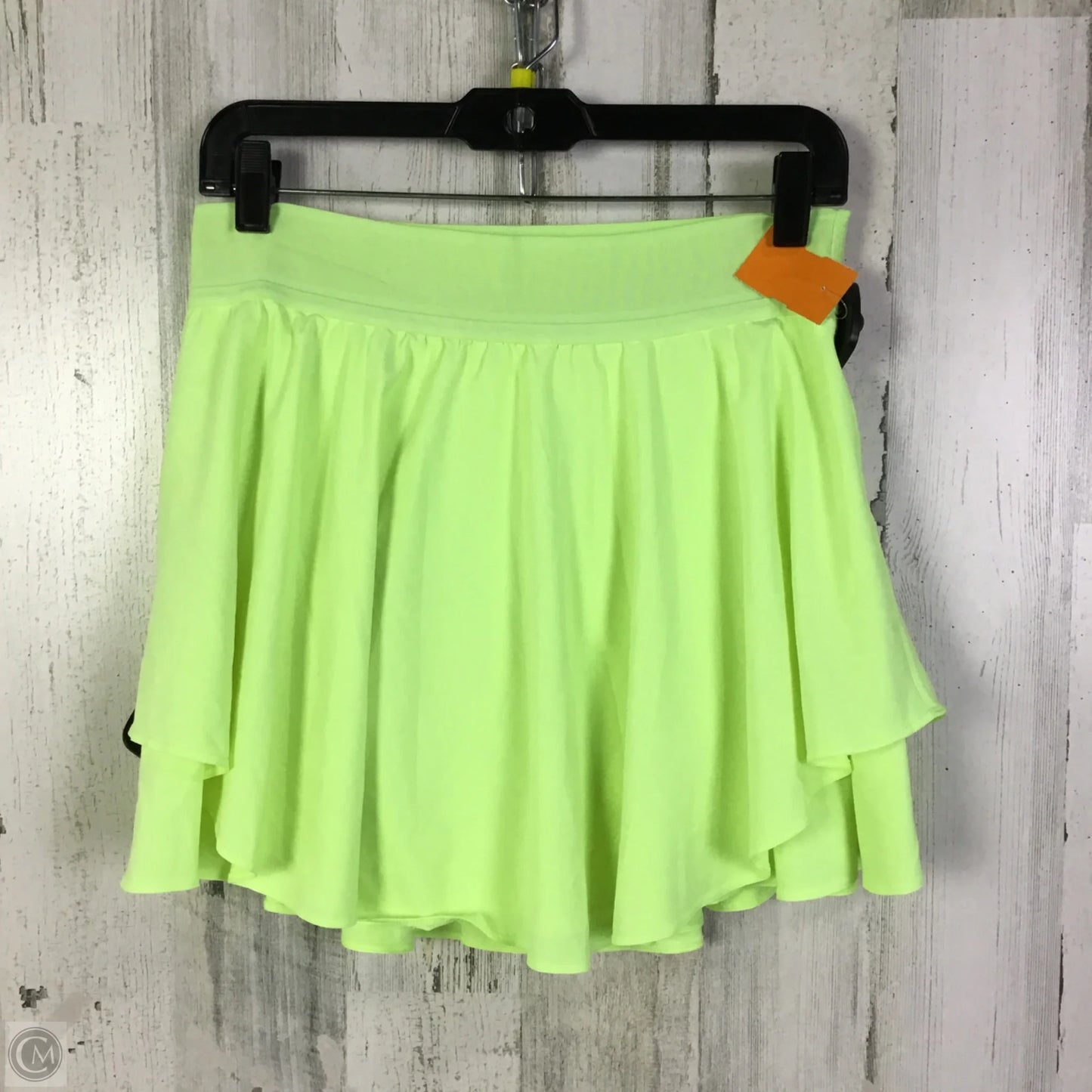 Athletic Skort By Lululemon In Yellow, Size: 8