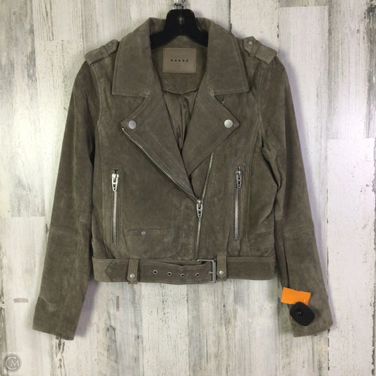 Jacket Moto Leather By Blanknyc In Taupe, Size: S