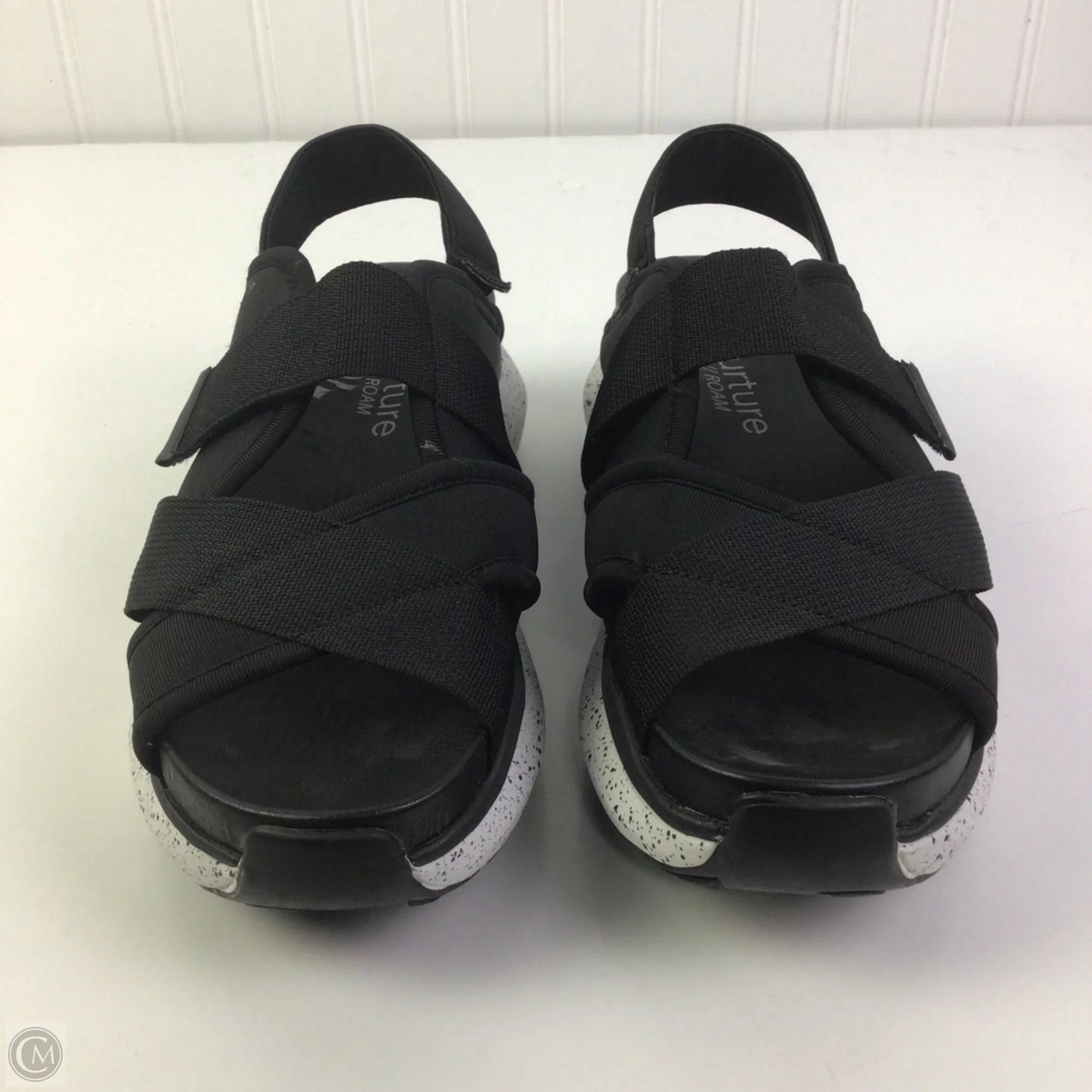 Sandals Heels Platform By Nurture In Black, Size: 7.5