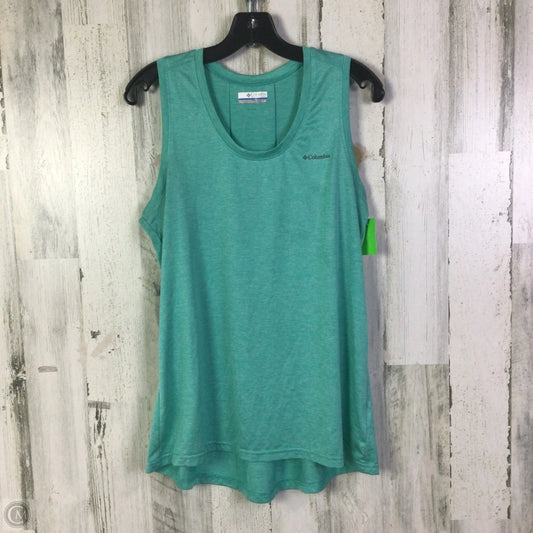 Athletic Tank Top By Columbia In Teal, Size: L