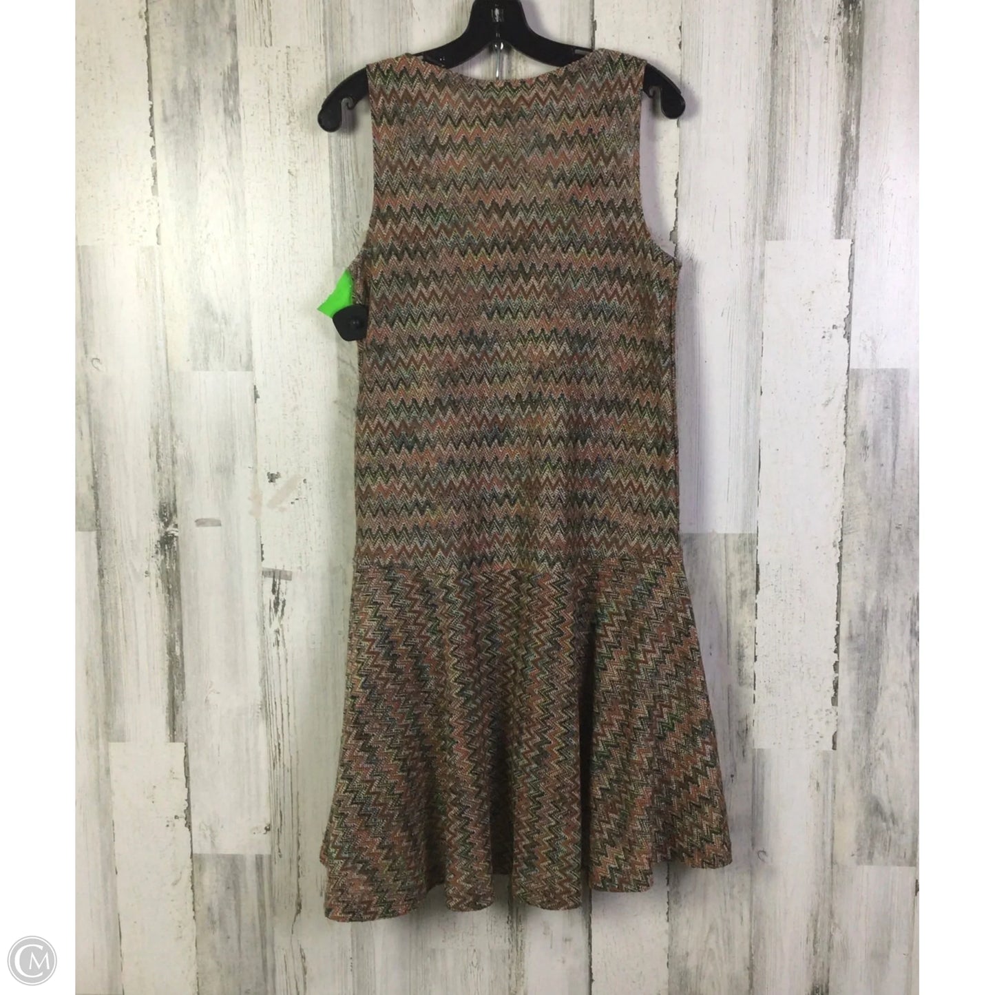 Dress Casual Short By Maeve In Orange & Pink, Size: S