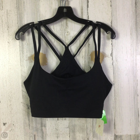 Athletic Bra By Fabletics In Black, Size: 1x