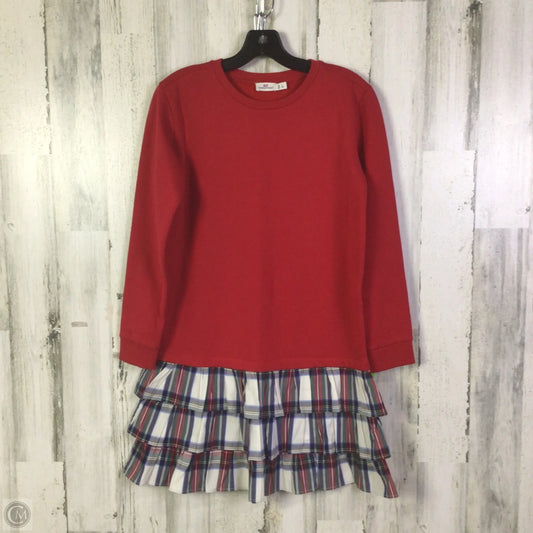 Tunic Long Sleeve By Vineyard Vines In Red, Size: L