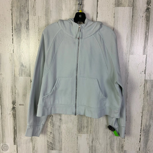 Athletic Jacket By Lululemon In Blue, Size: Xl