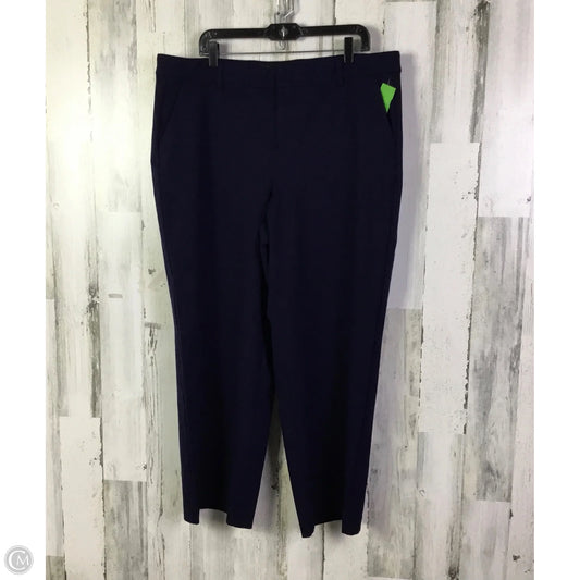 Pants Dress By Liverpool In Blue, Size: 20