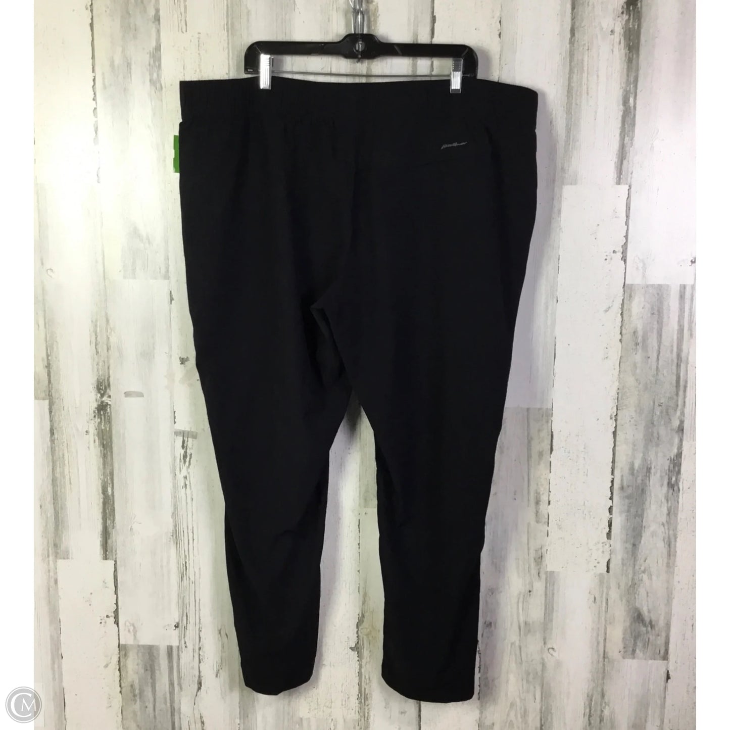Athletic Pants By Eddie Bauer In Black, Size: Xxl