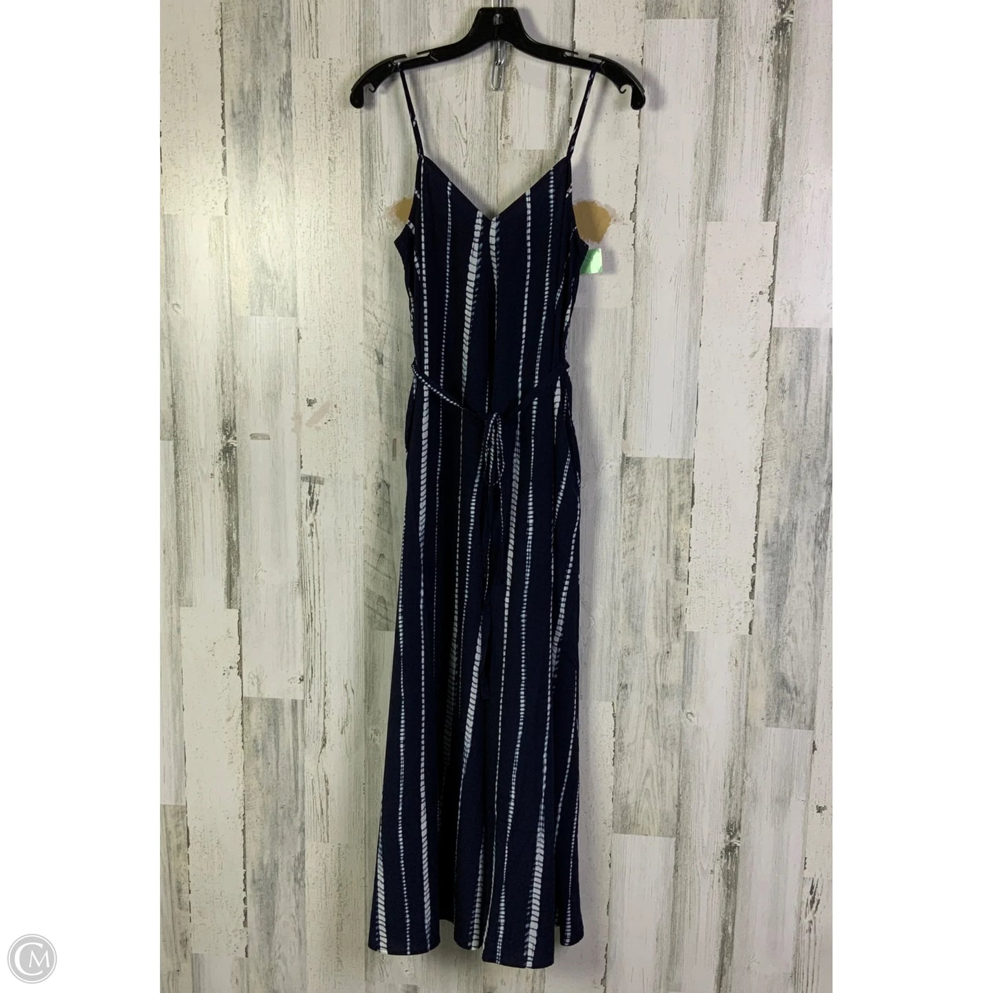 Dress Casual Maxi By Banana Republic In Blue & White, Size: Xs